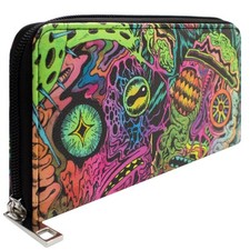 Rick & Morty Psychedelic Distorted Trippy Art Clutch Coin & Card Purse *SECOND*
