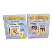 Teddy Ruxpin Treasure Series 1 and The Airship Books And Cartridges Complete