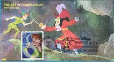 BGC 4193 Art of Disney Magic Peter Pan & Tinkerbell Captain Hook 