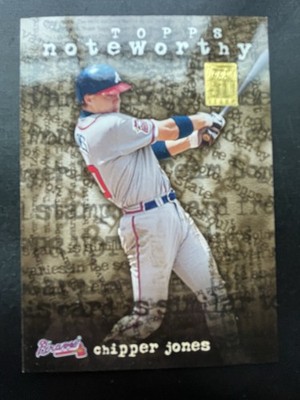 2001 Topps - Noteworthy Chipper Jones #TN6