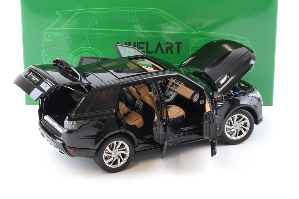 1:18 WHELART Range Rover Sport 2018 Ruote Nere / Argento - Immagine 4 di 4