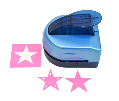 Creative Memories Large 1.75'' Multi Star Maker Paper Punch 2 in 1 Design