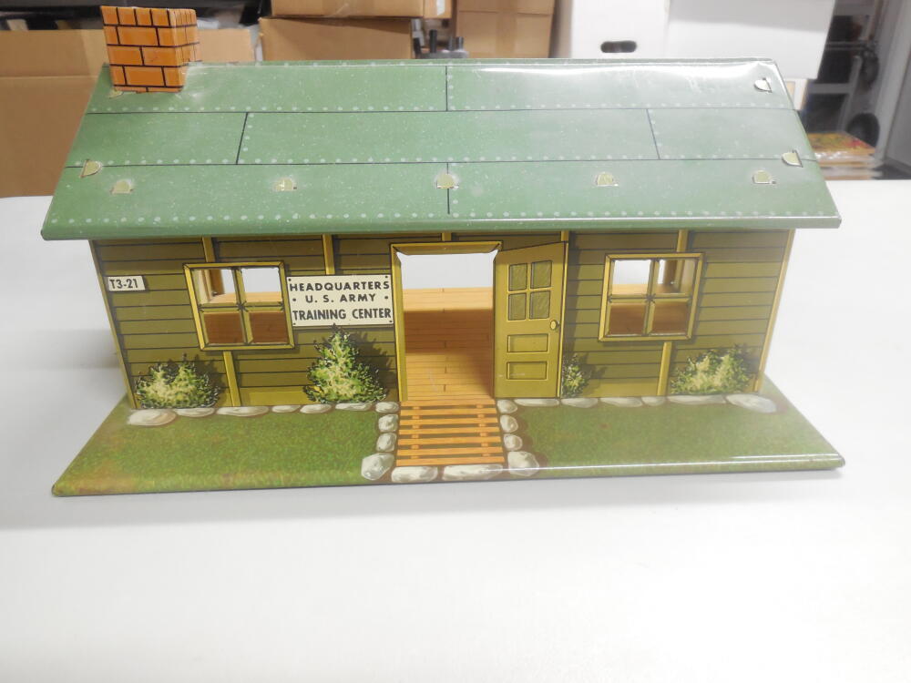 marx toy ブリキ　陸軍トレーニングセンター1950〜60年　ビンテージ Marx Army Training Center Play Set W/' Original Box 1950's