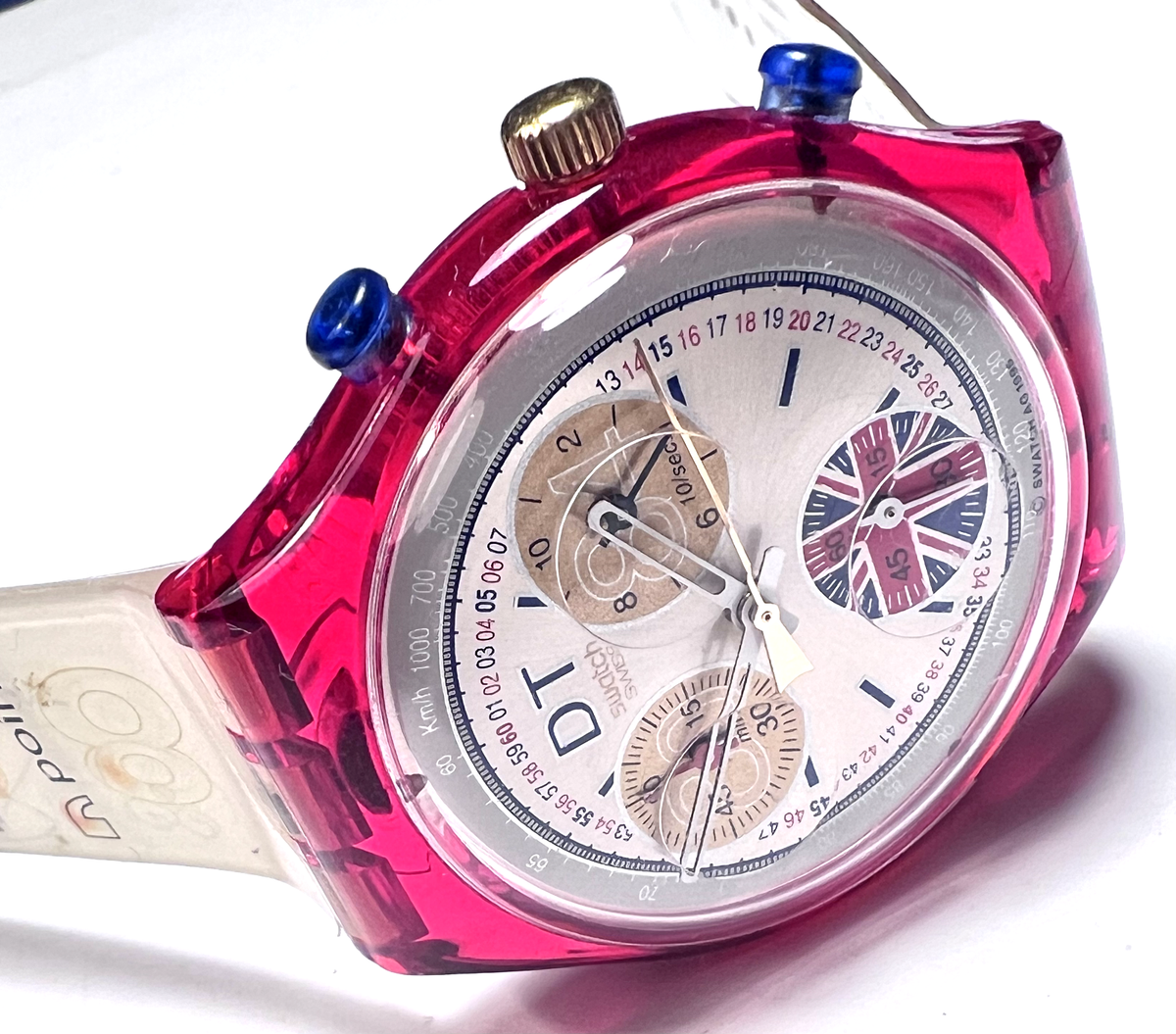 Swatch Watch Chronograph SCZ105 1996 Olympic Special Daley 
