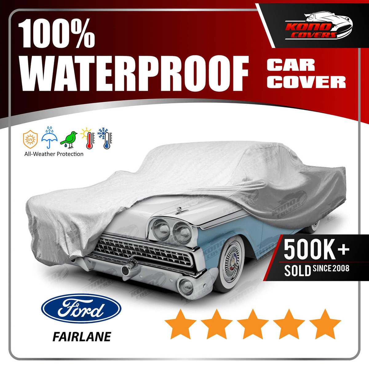 1957 1958 1959 Ford Fairlane 500 Skyliner CAR COVER - ULTIMATE? HP