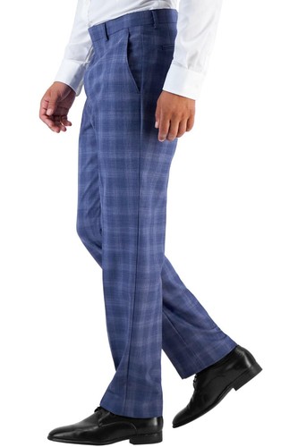Lauren Ralph Lauren Mens Edgewood Classic Fit Stretch Suit Pants Blue 38/32 - Picture 3 of 4