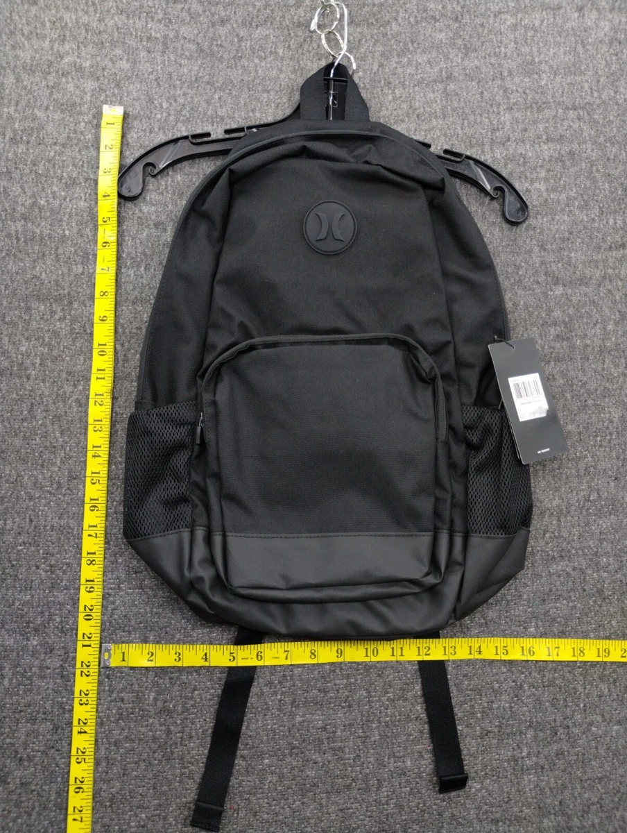 NWT Hurley Mens Patrol Backpack Renegade II Solid Black HU0012 010