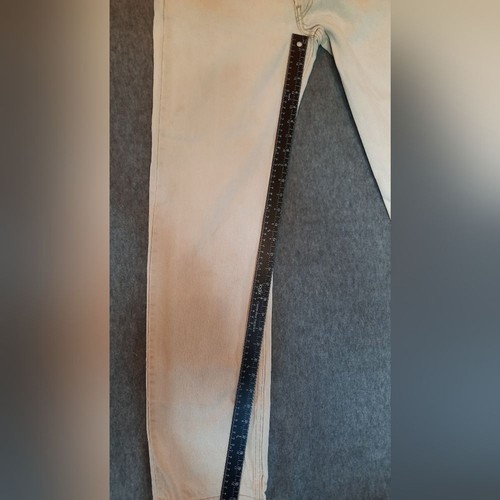 Levis Herren Jeans 31x36 Creme 501 Straight Leg Vintage Denim Classic 90s Freizeit - Bild 8 von 15