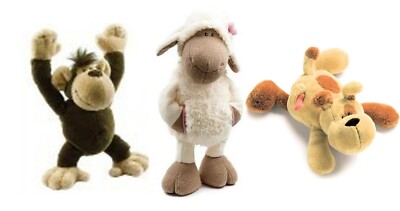 moni moni ANIMALS ミルキーとら Nici Lion King collection Sheep Dog Leopard Giraffe Monkey plush