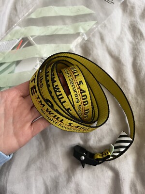 Auth Off-White Mini Industrial Belt | eBay display picture 2
