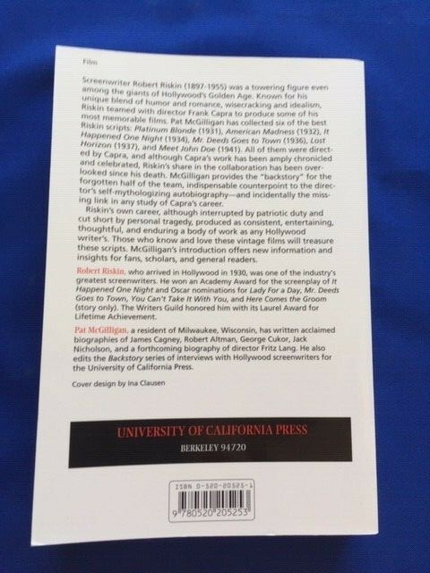 SIX SCREENPLAYS BY ROBERT RISKIN - FIRST EDITION | eBay