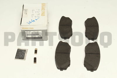 TKY83328ZB Genuine Mazda PAD SUB SET, FRONT CALIPER TKY8-33-28ZB