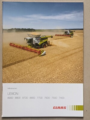 CLAAS LEXION 8900 8800 8700 7700 Mähdrescher Prospekt 07/2022 Traktor Schlepper