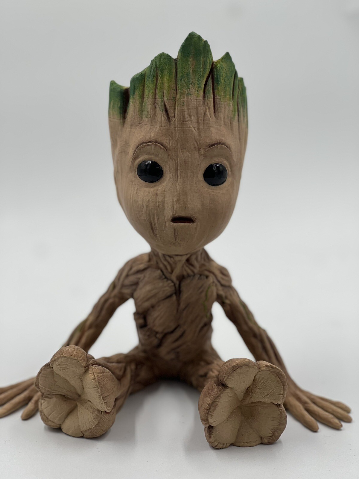 LIFE SIZE BABY GROOT Custom Flower Pot Planter Figure 3D Printed Marvel ...