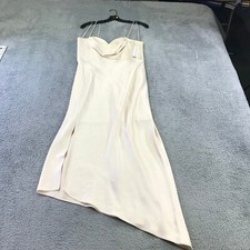 Alice + Olivia Dress Womens 14 Kiyoko Champagne Sweetheart  Asymmetrical $ 495