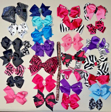 Grosgrain Ribbon Hair Bows Boutique Hair Clips Alligator Set of 30 NEW