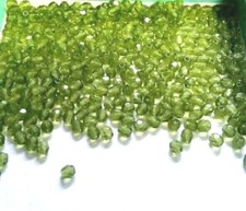 1200 Pcs 4mm Czech Fire Polished Faceted Glass Round Beads  - OLIVINE