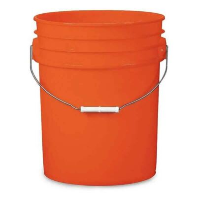 #ad Orange 5 Gallon High Density Polyethylene Bucket $11.99