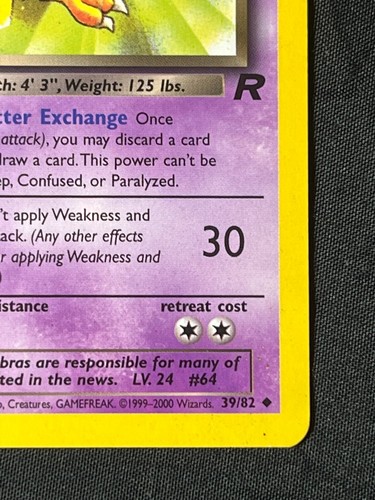 Pokémon TCG Dark Kadabra 39/82 Team Rocket WotC Moderately Played MP+ - Picture 4 of 24