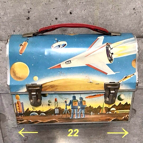 Fiambrera Termo de Lata 1960 De Colección Raro - Imagen 4 de 13