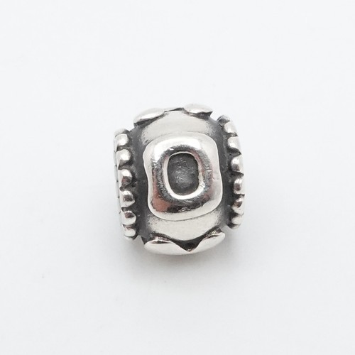 Authentic Pandora Sterling Silver & 14K Gold Mom Family w. Pink CZ Bead Charm - Picture 4 of 7