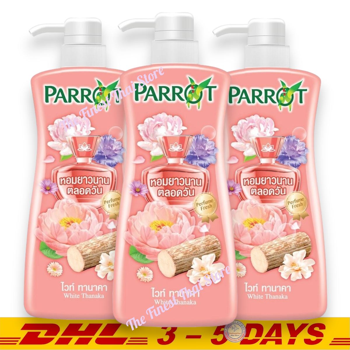 Parrot Botanicals Shower Cream White Tanaka Fragrance 500ml x 3 | eBay