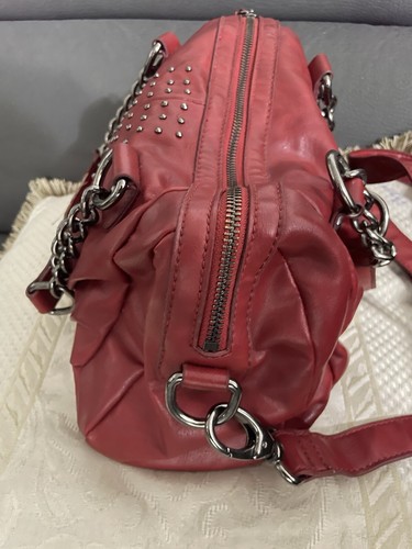 Borsa a tracolla Nine West Red Chain Cinghia borsa a tracolla borsa tote - Foto 9 di 17