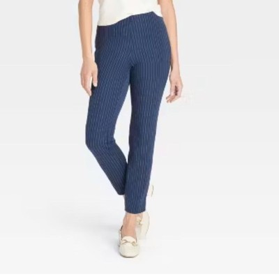 Rene Pull On Pant in Navy