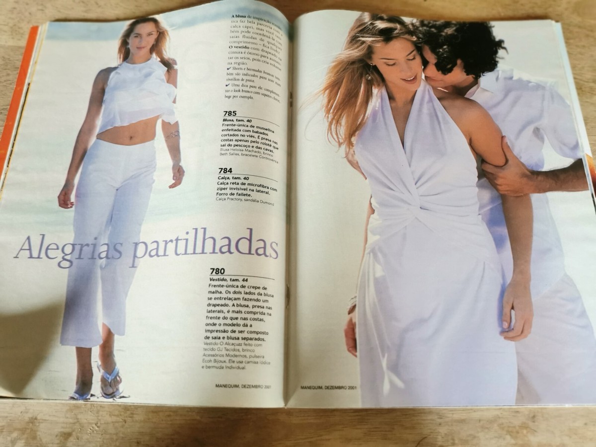 Magazine De Mode MANEQUIM Brésil - Décembre 2001 N°504 - Looks Grands Créateurs