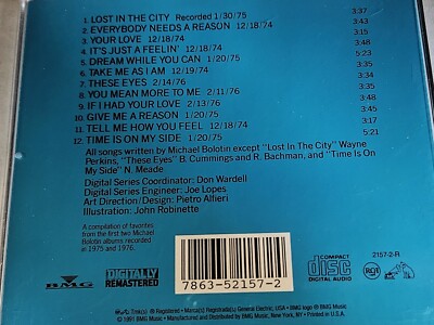 Michael Bolton CD The Early Years | eBay