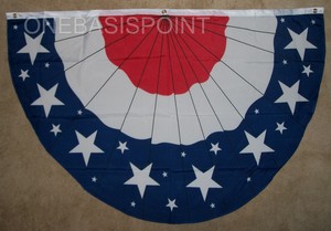 3 X5 Usa Bunting Stars And Stripes Flag Red White Blue Parade