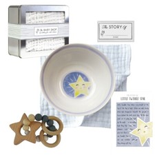 Salisbury Inc. 'Twinkle Star' Baby Bowl  Teether Set, New in Box