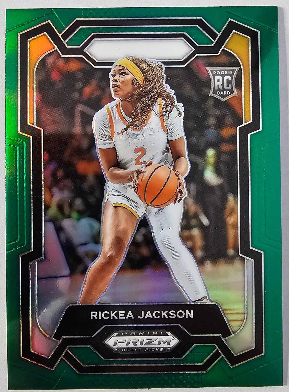 2024 Panini Prizm Draft Picks Basketball #44 Rickea Jackson Green Prizm