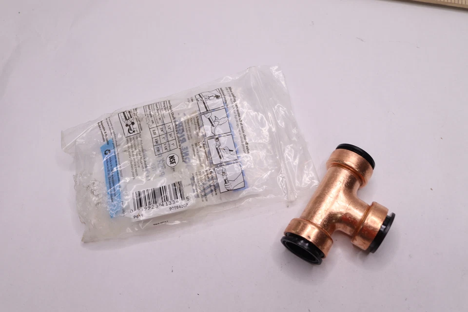 Nibco Push-to-Connect Pressure Tee P611 3/4" 9098400P - Image 3 of 3