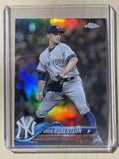 2018 Topps Chrome REFRACTOR David Robertson #112 New York Yankees