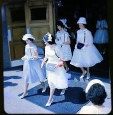 1962 High School Graduation - stereo realist slide POPIEL STUDIO #534