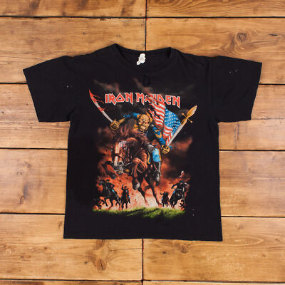 Grafik T-Shirt M Anvil Iron Maiden 2012 Tour schwarz Tee