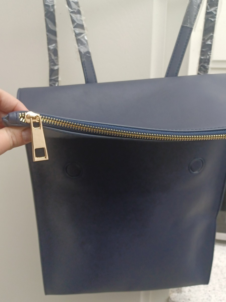 Summer & Rose Backpack Navy Blue Vegan Large | eBay display picture 3