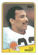 TOPPS Felix Wright RC VIKINGS CHIEFS BROWNS Drake Bulldogs