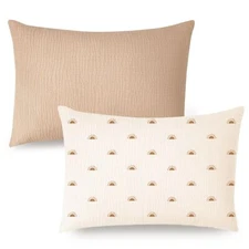 Muslin Toddler Pillowcase for 13x18 Pillow 2 Pack 100% Cotton Toddler Pillow ...