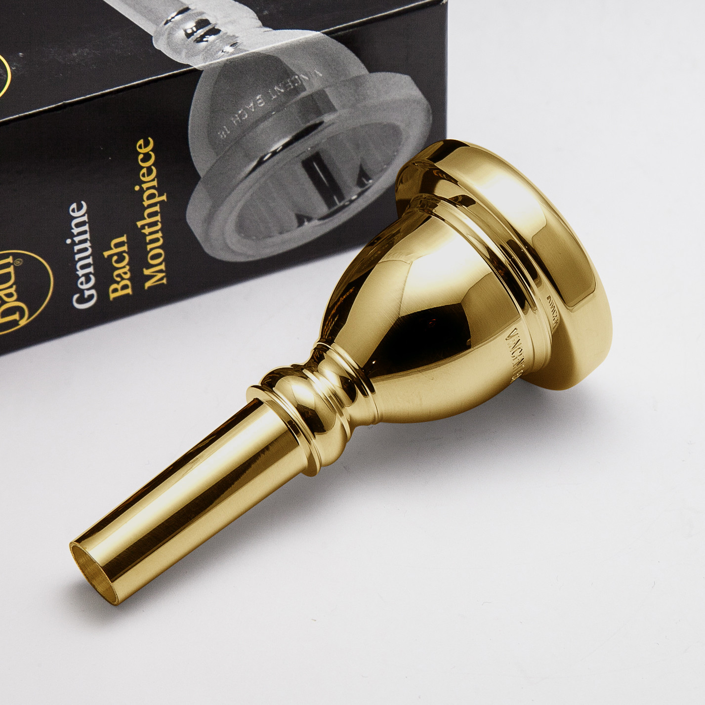 Genuine Bach 24K Gold Tuba/Sousaphone Mouthpiece, 24W NEW! Ships Fast