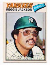 sharp corners, edges.........1977 OPC Reggie Jackson #200 crease free