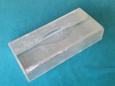 pearly acrylic FACIAL TISSUE HOLDER glamorous 1960s bathroom 