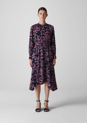 whistles stallion print shirt dress