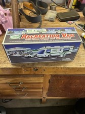 1998 HESS RECREATION VAN TRUCK W DUNE BUGGY & MOTORCYCLE. New, in box