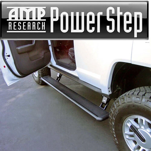 05 10 Hummer H3 H3T AMP Research Power Retracting Side Steps