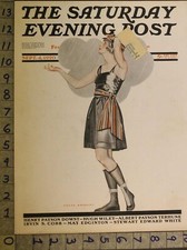 1920 BATHING BEAUTY SWIMSUIT PINUP FASHION SEXY COLES PHILLIPS ART COVER 27936