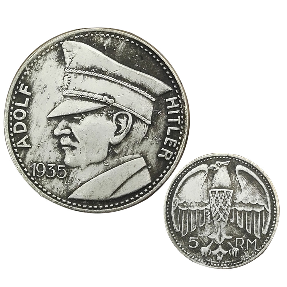 Монеты 3 рейха с изображением гитлера