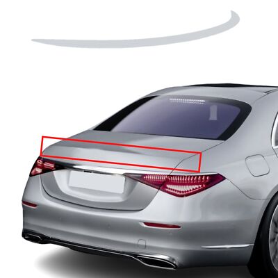 Spoilerlippe Passend für MERCEDES S-Klasse W223, flexibel, 922 Hightech Silber