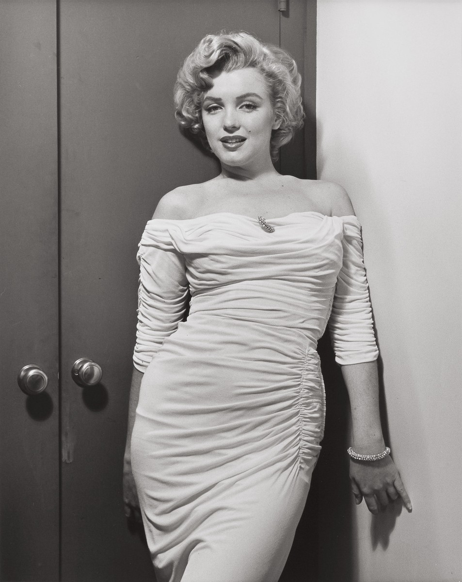 GLOSSY PHOTO PICTURE 8x10 Marilyn Monroe Dress Black And White | eBay
